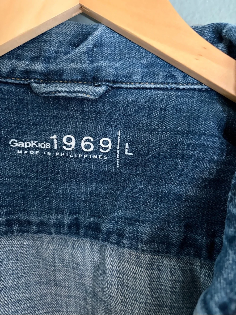 Gap 1969 Kid’s Classic Blue Denim Jacket Size L 10-12
